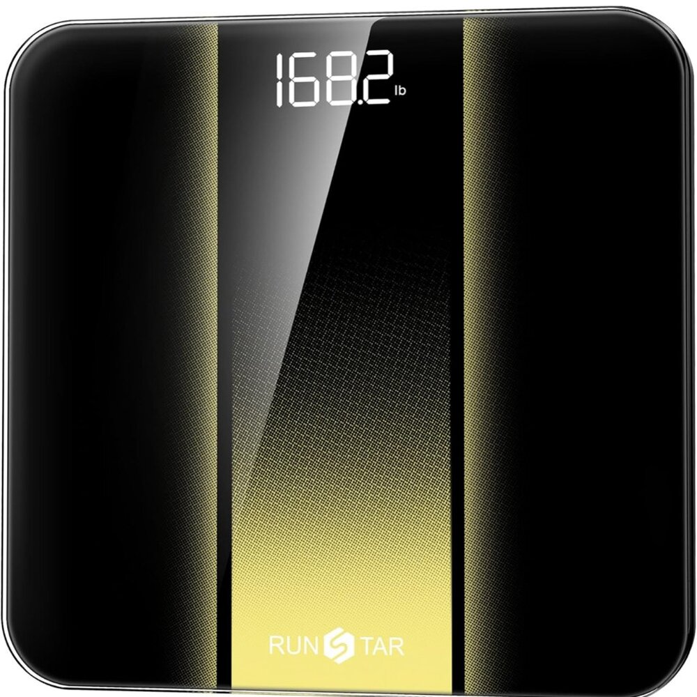 Digital Bathroom Scale for Body Weight with High Precision, Clear LED Backlight